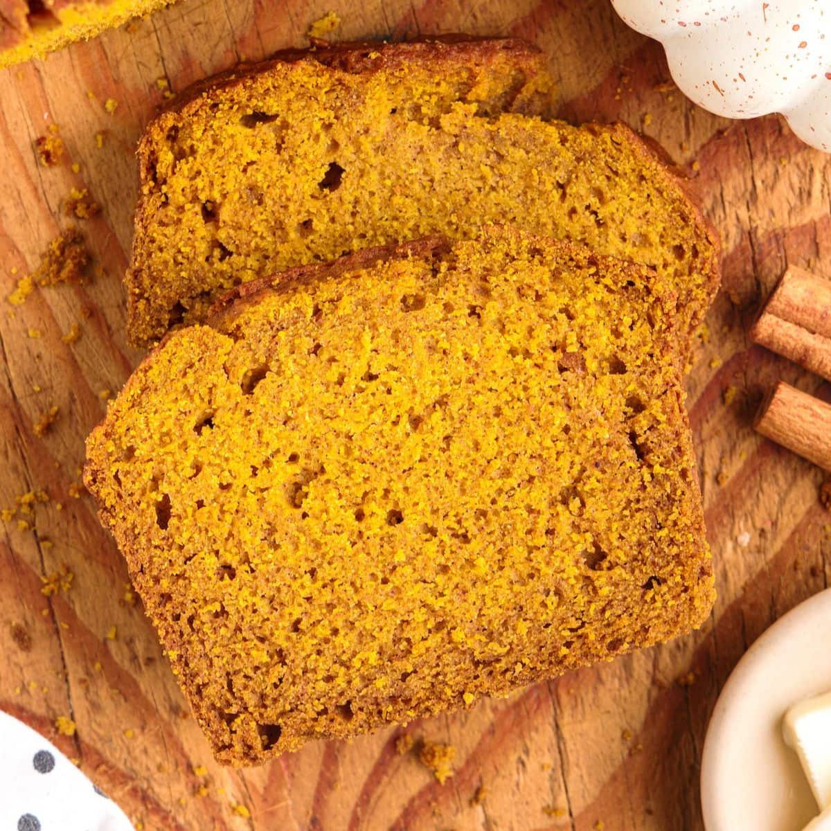 Moist Pumpkin Loaf Bread