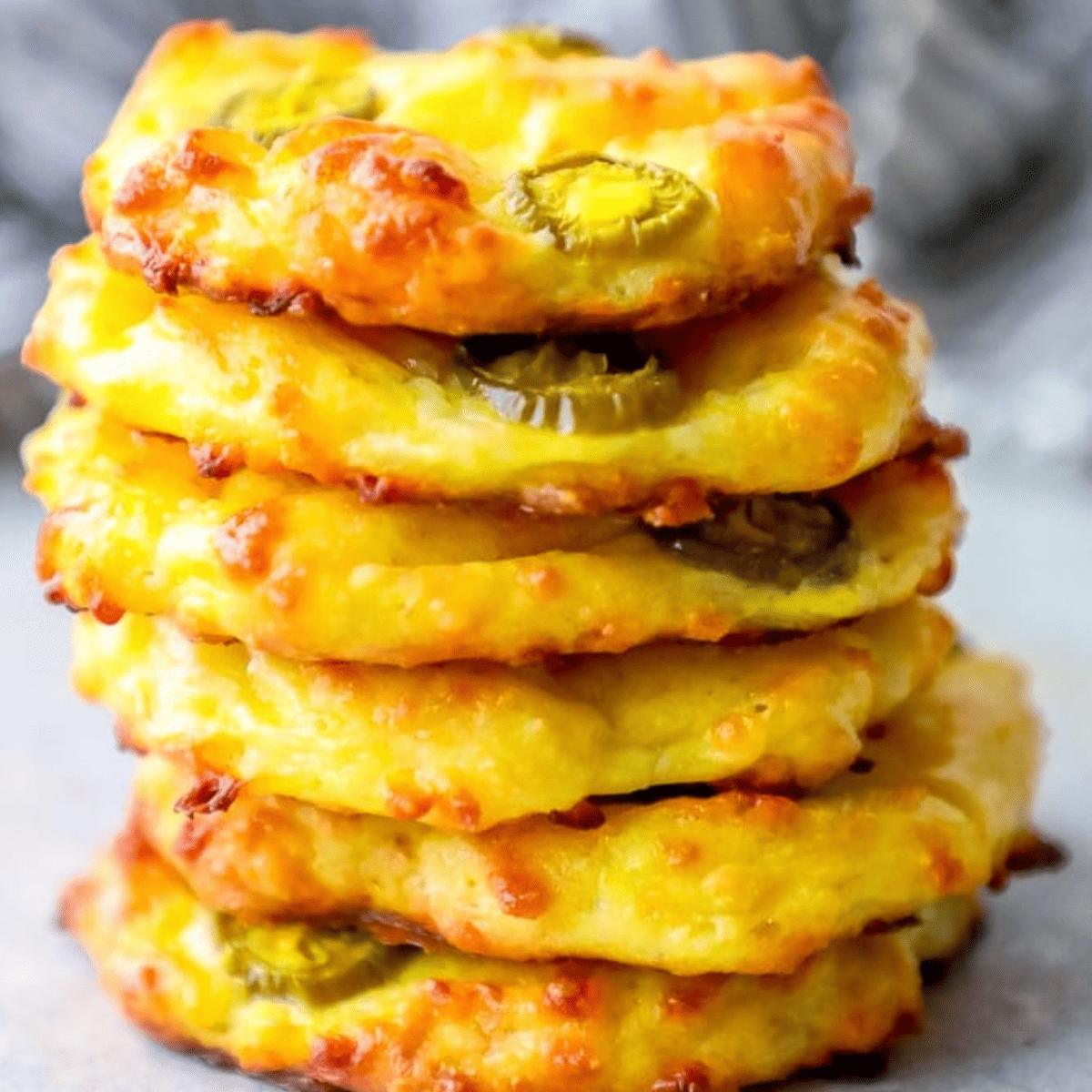 4 Ingredient Keto Jalapeno Cheese Bread