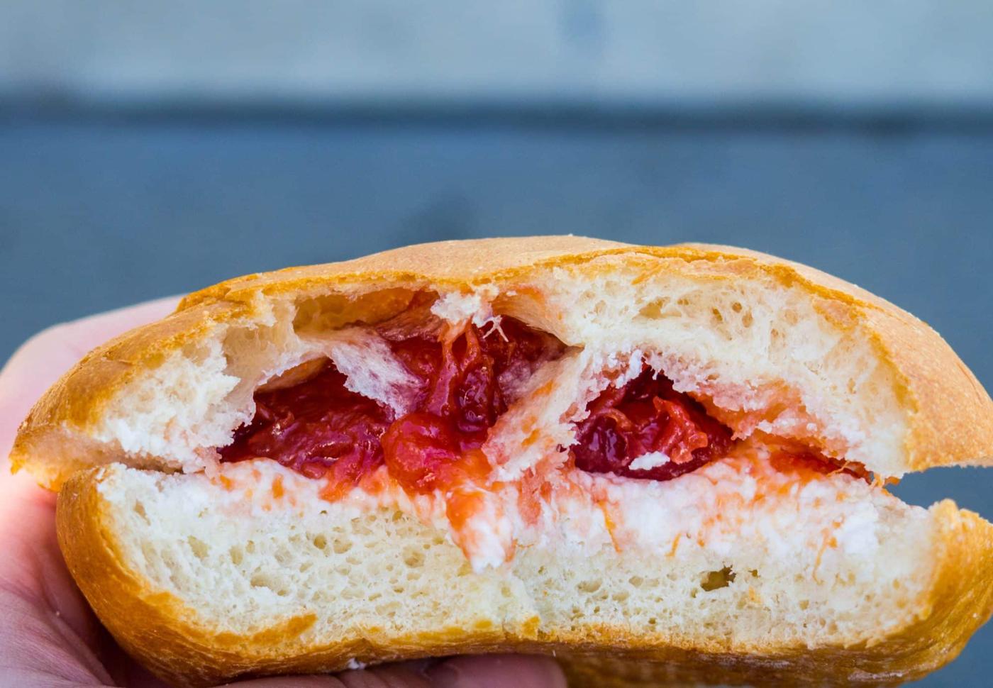 Jam and Chevre sandwich, Cowgirl Creamery San Fransisco