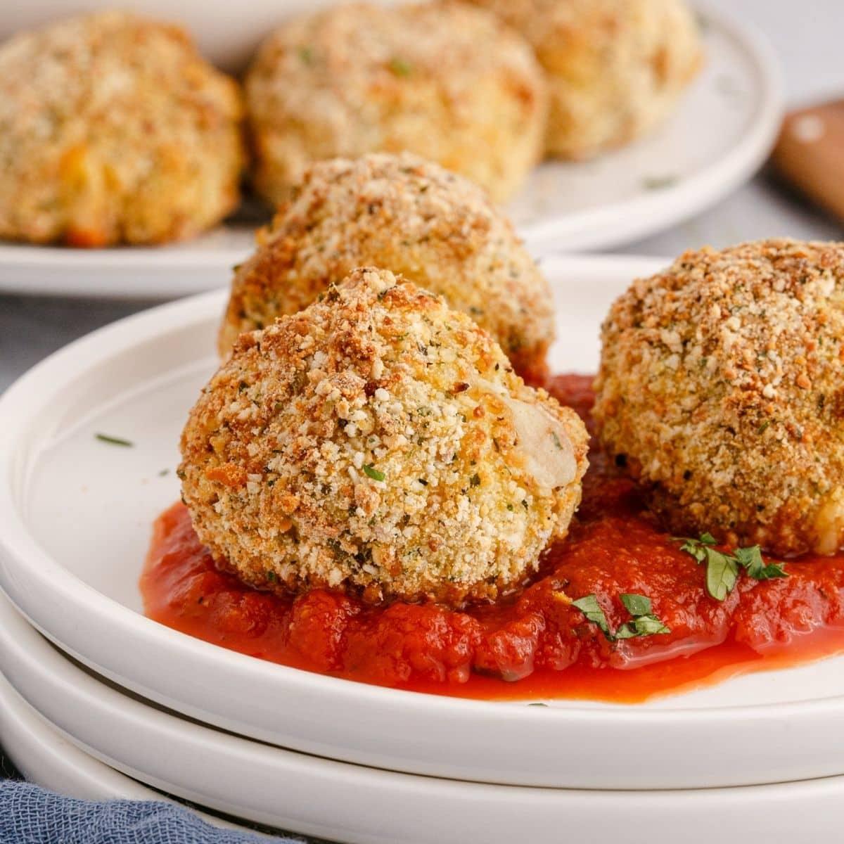 Air Fryer Arancini Balls