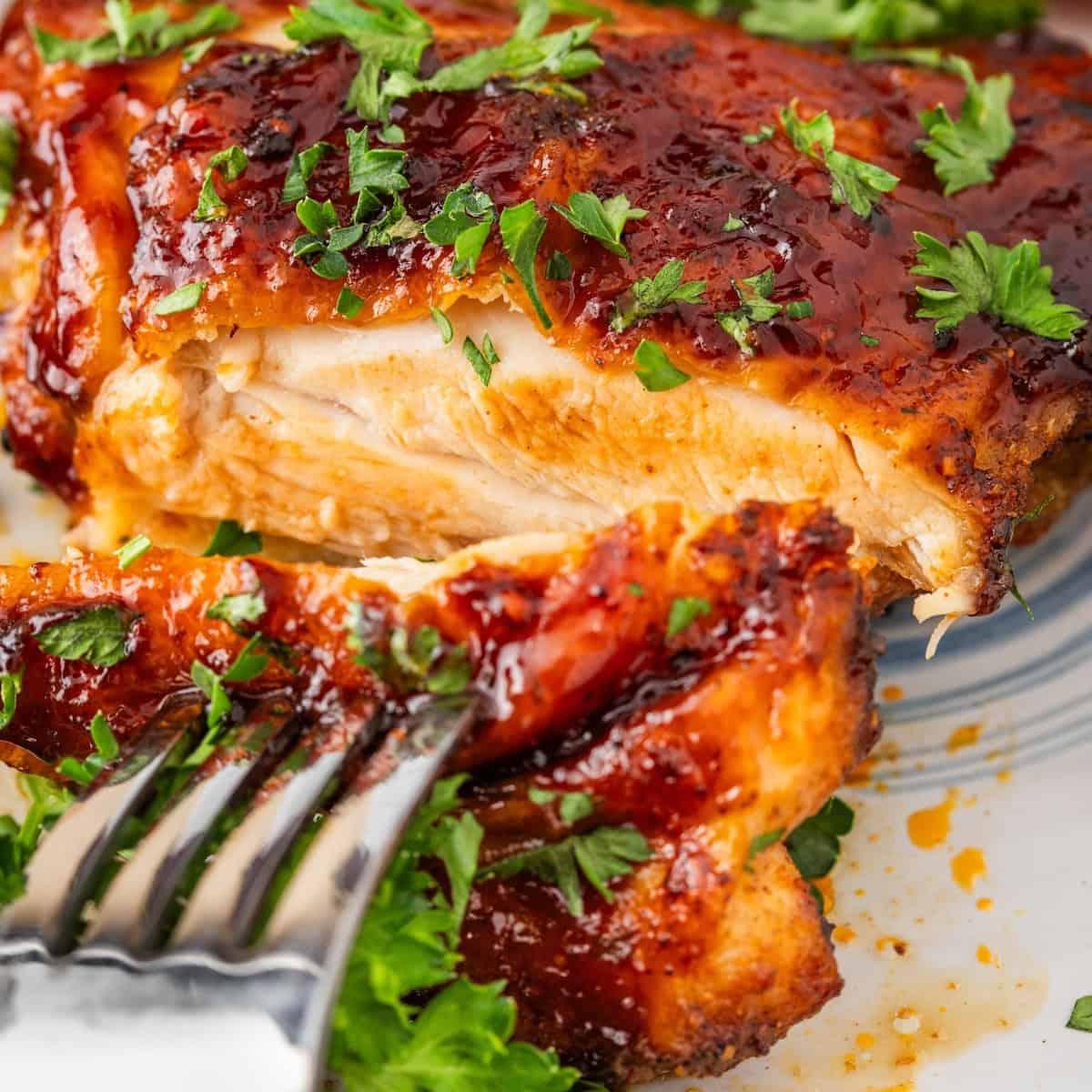 Air Fryer BBQ Chicken Thighs