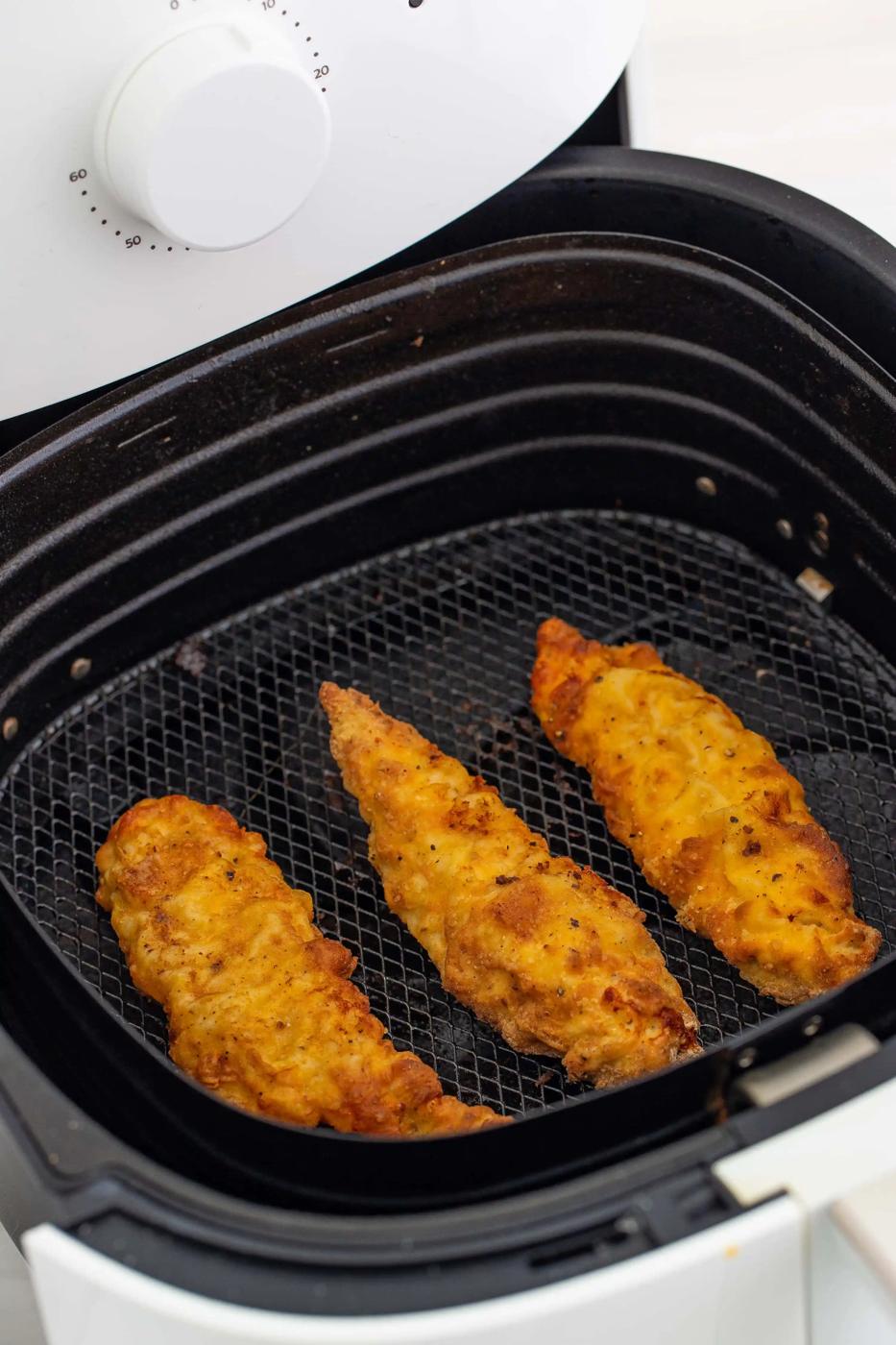 Delicious air fryer chicken tenders.