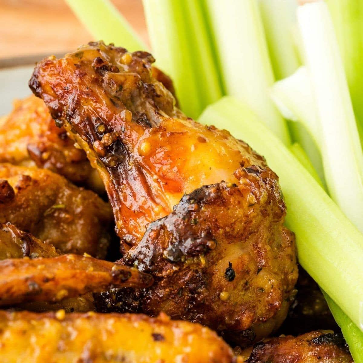 Air Fryer Honey Mustard Chicken Wings