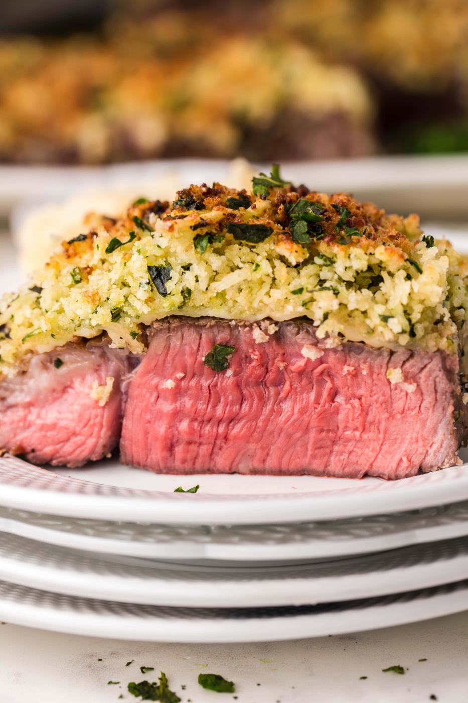 Parmesan crusted steak with Longhorn Steakhouse flavor.