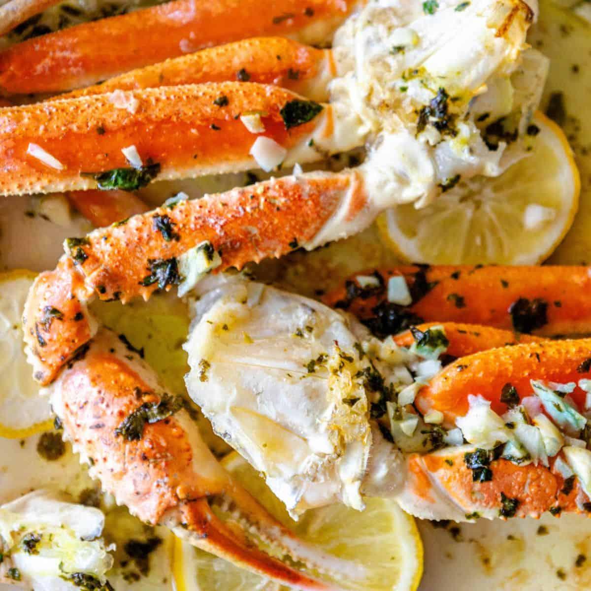 Baked Snow Crab Legs