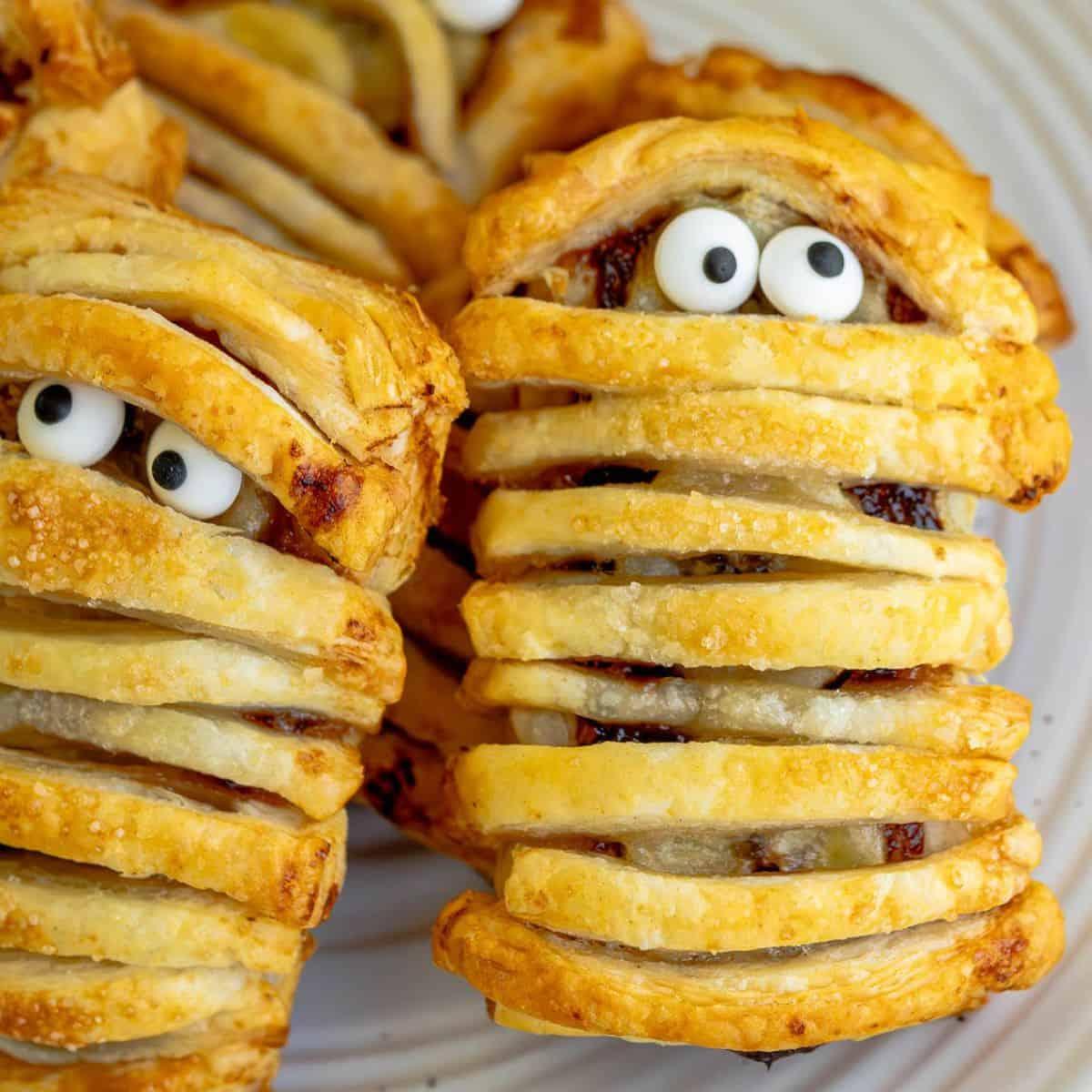 Banana Nutella Mummies