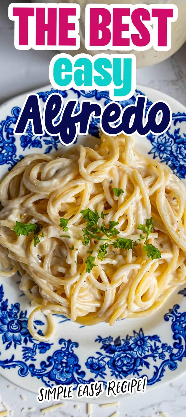 The best easy alfredo sauce pasta recipe.