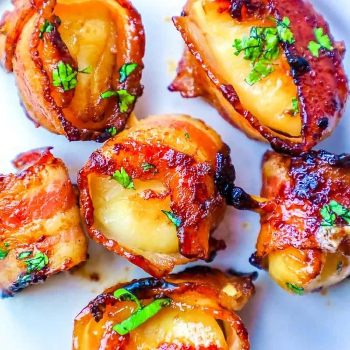 Brown Sugar Bacon Wrapped Scallops Recipe