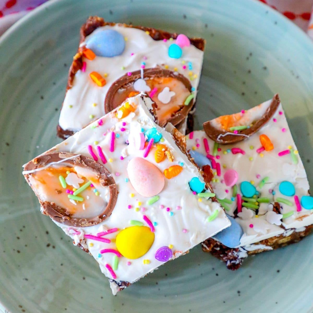 Cadbury Creme Egg Rocky Road Bars