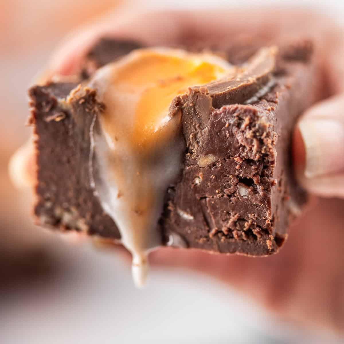 Cadbury Egg Fudge