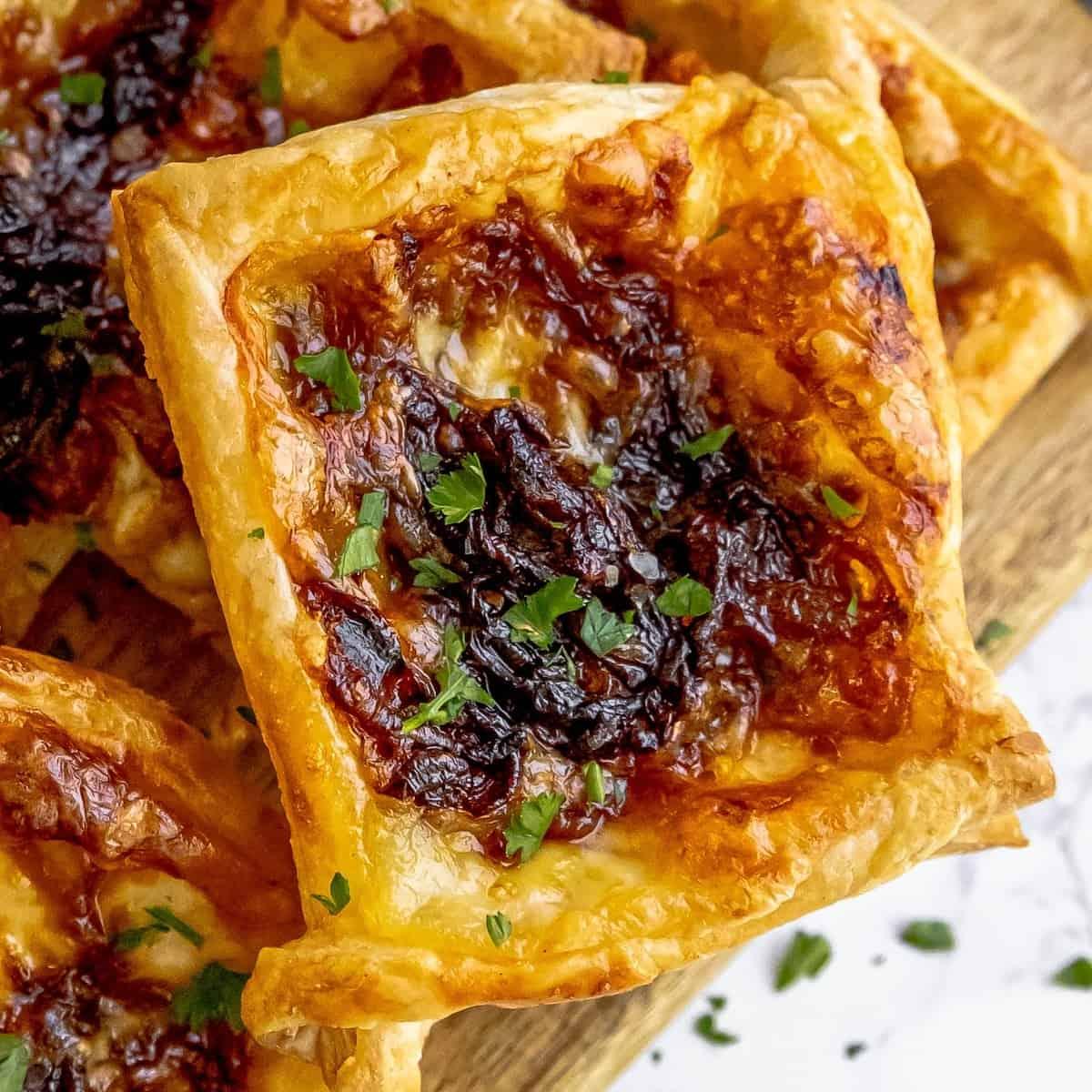 Caramelized Onion Brie Tarts