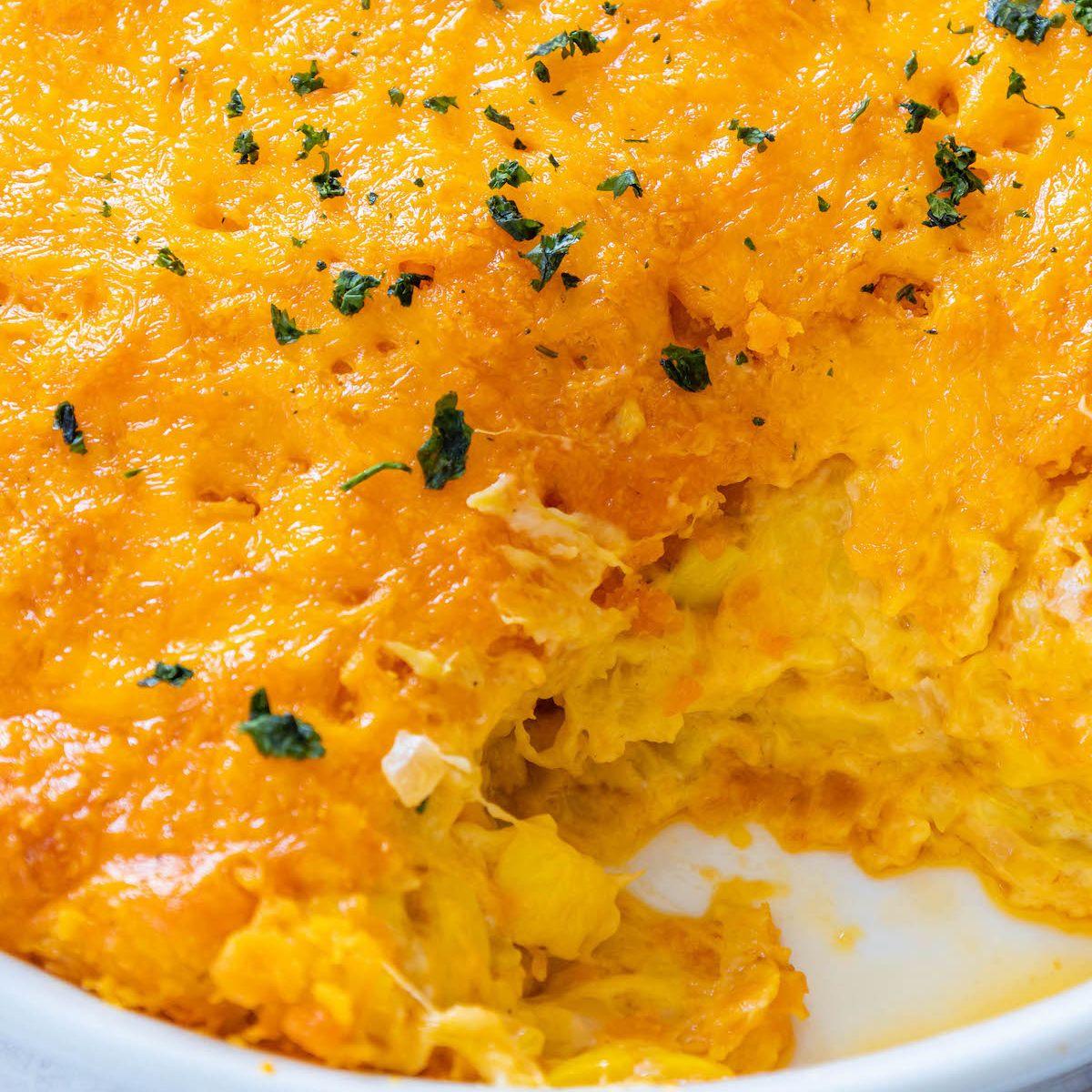 Cheesy Baked Squash Casserole