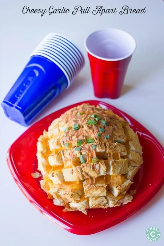 Cheesy Garlic Pull Apart Bread