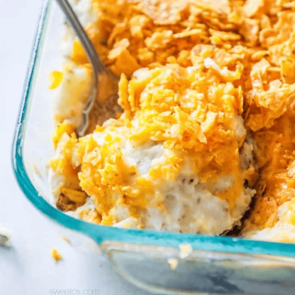 Cheesy Ranch Chip Potato Casserole