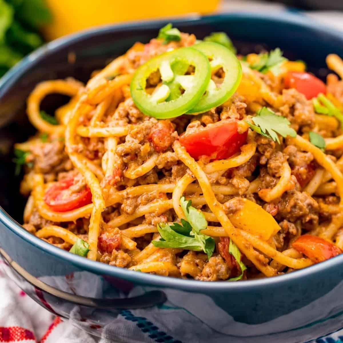 Easy Taco Spaghetti Recipe