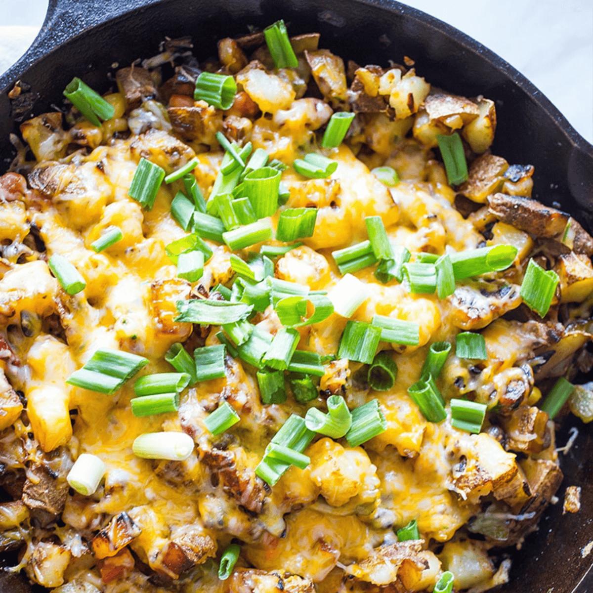 Cheesy Veggie Home Fries