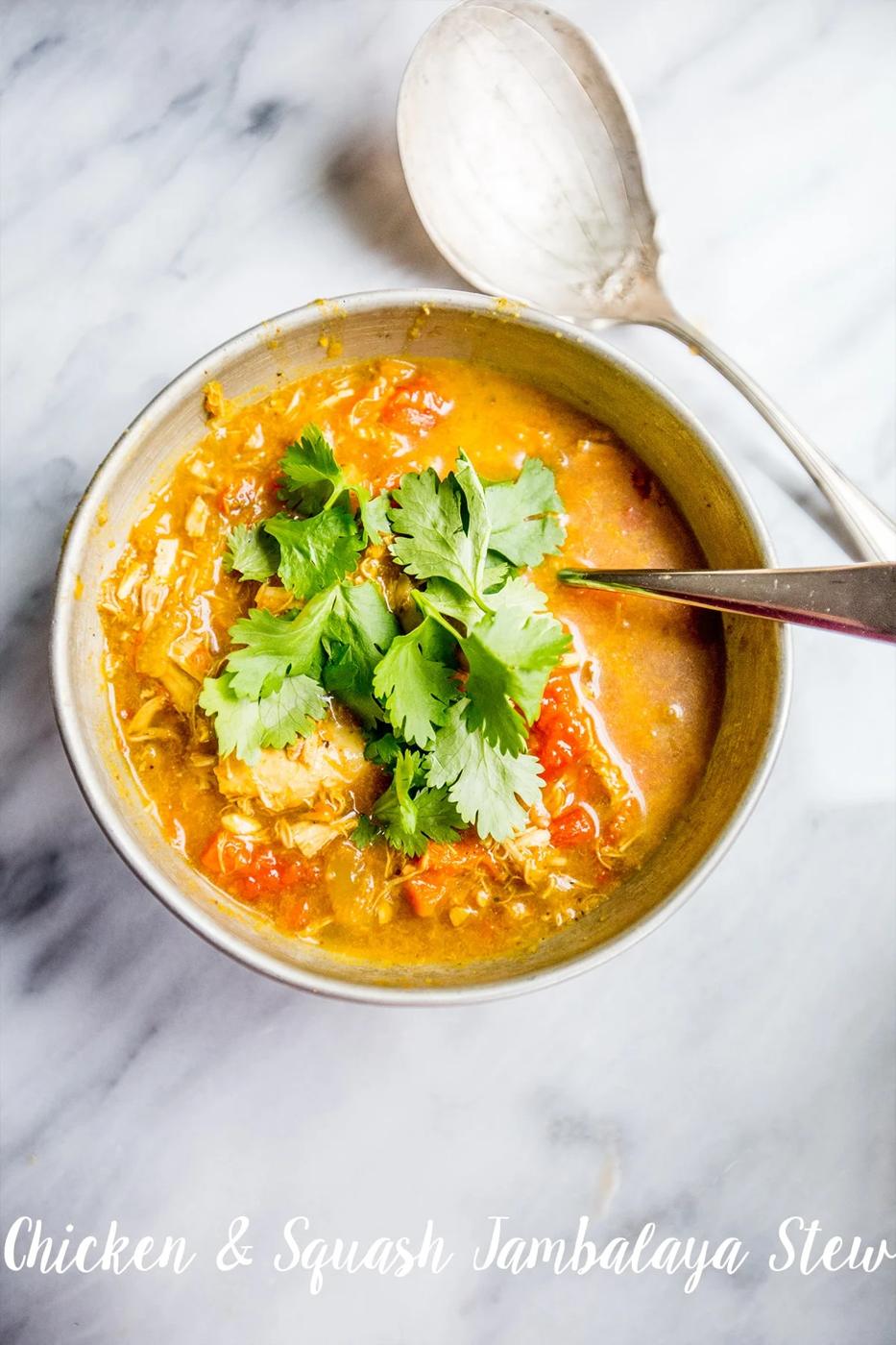 Chicken and Squash Jambalaya Stew