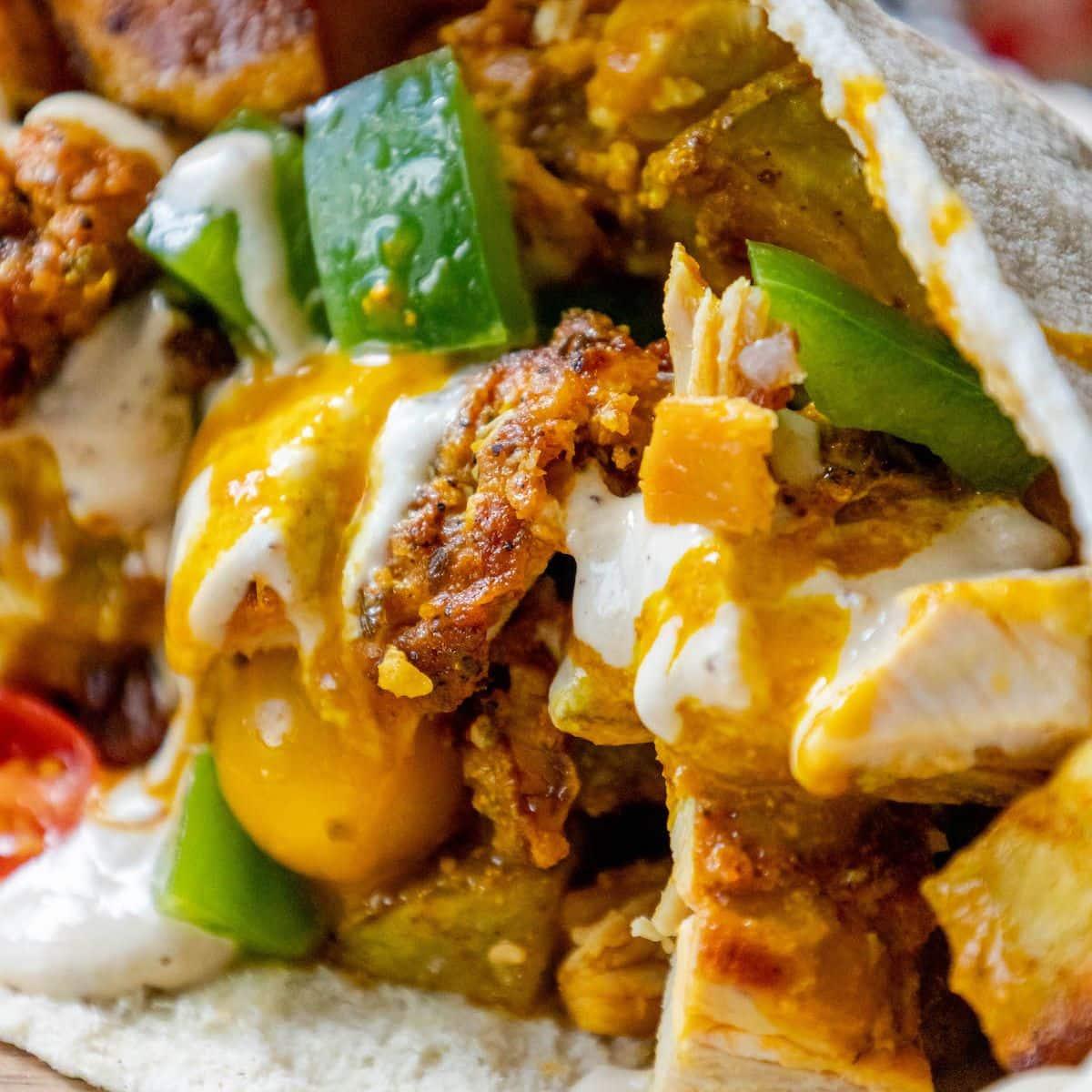 Easy Chicken Shawarma Pitas