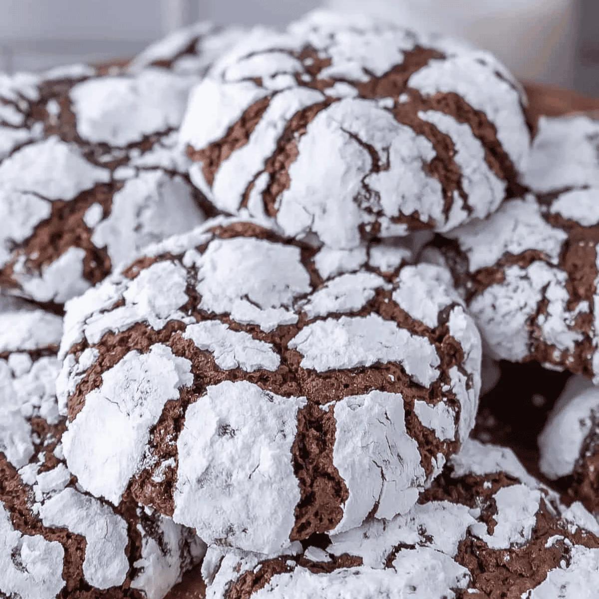 Chocolate Crinkle Cookies