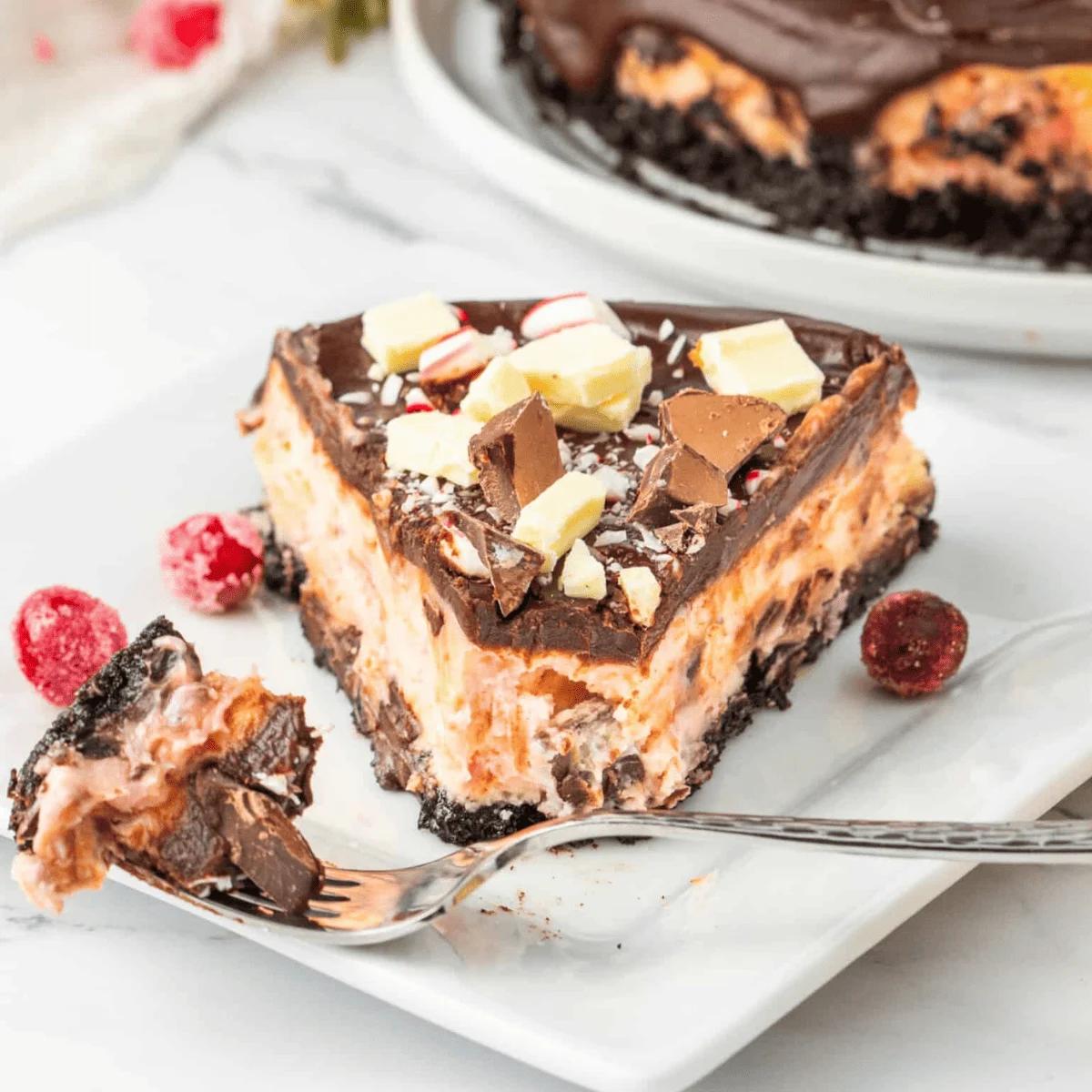Chocolate Peppermint Cheesecake