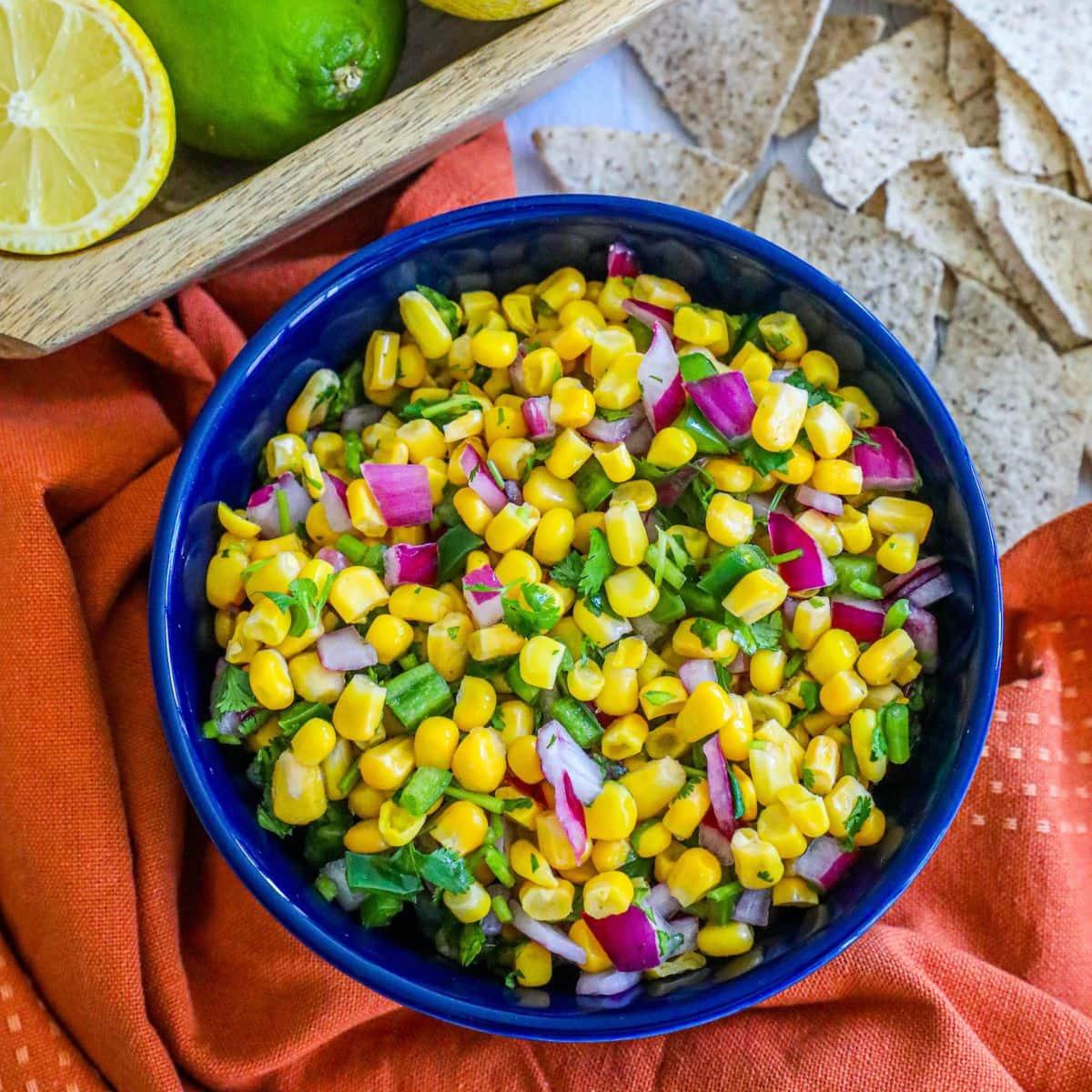 How to Make Chipotle Corn Salsa