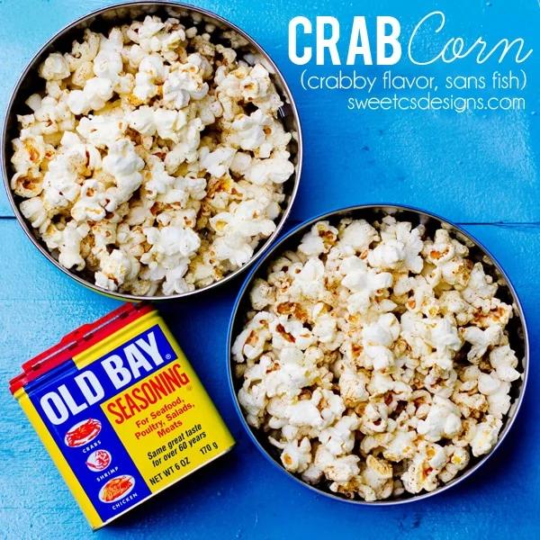 Old Bay Seasoned Popcorn or Crab Corn