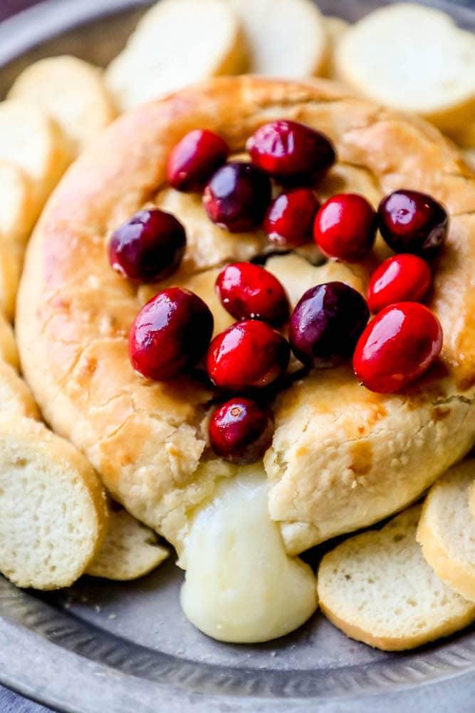 Cranberry Apricot Baked Brie