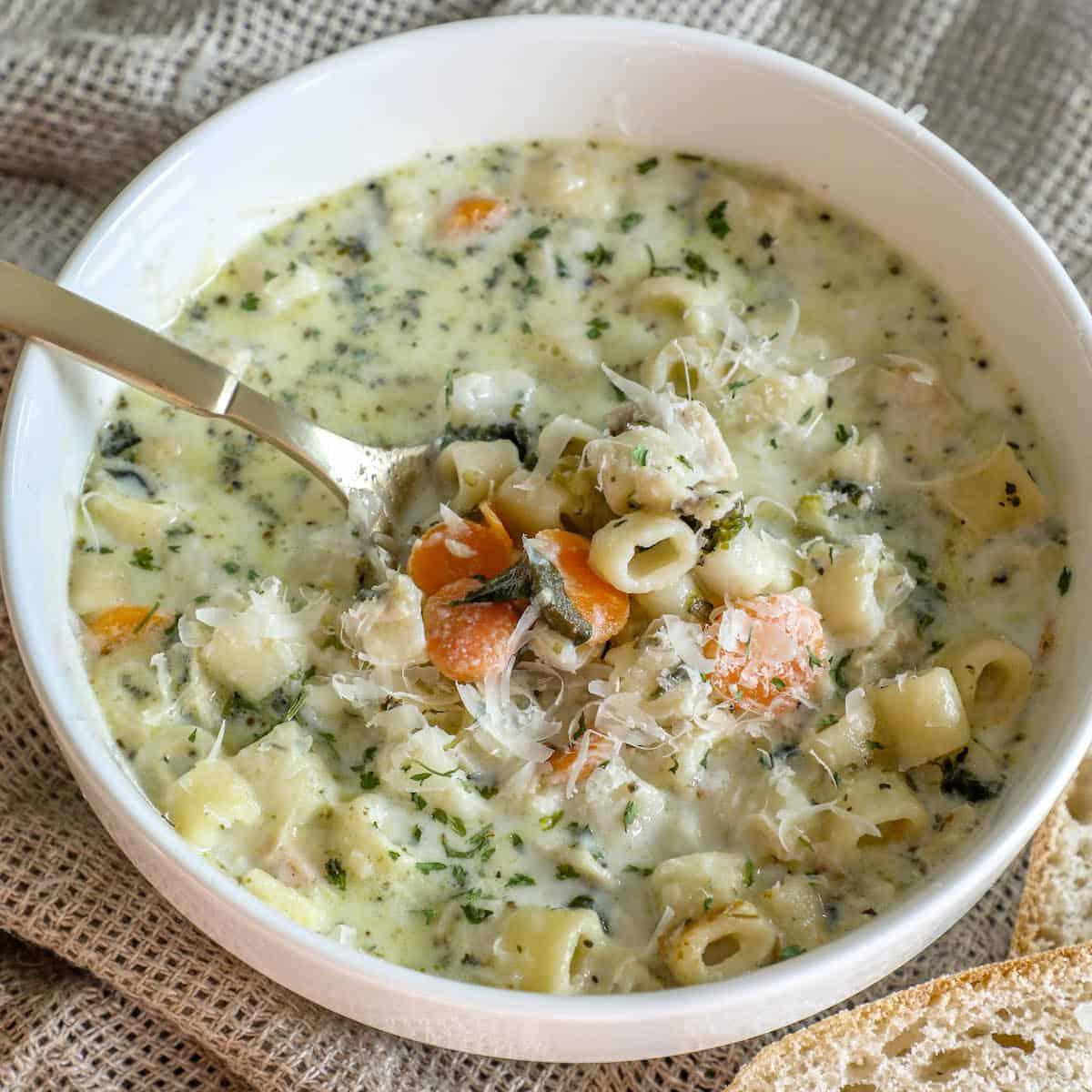 Creamy Chicken Noodle Soup