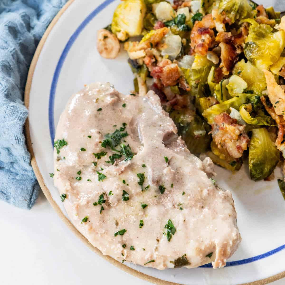 Creamy Ranch Crock Pot Pork Chops