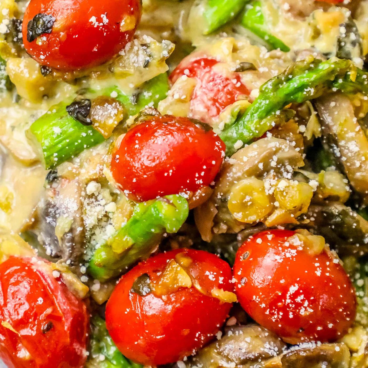 Creamy Spinach and Artichoke Dip Skillet Vegetables
