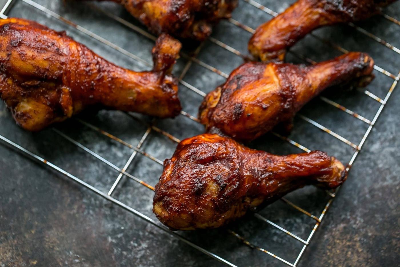 Crunchy BBQ Chicken Legs