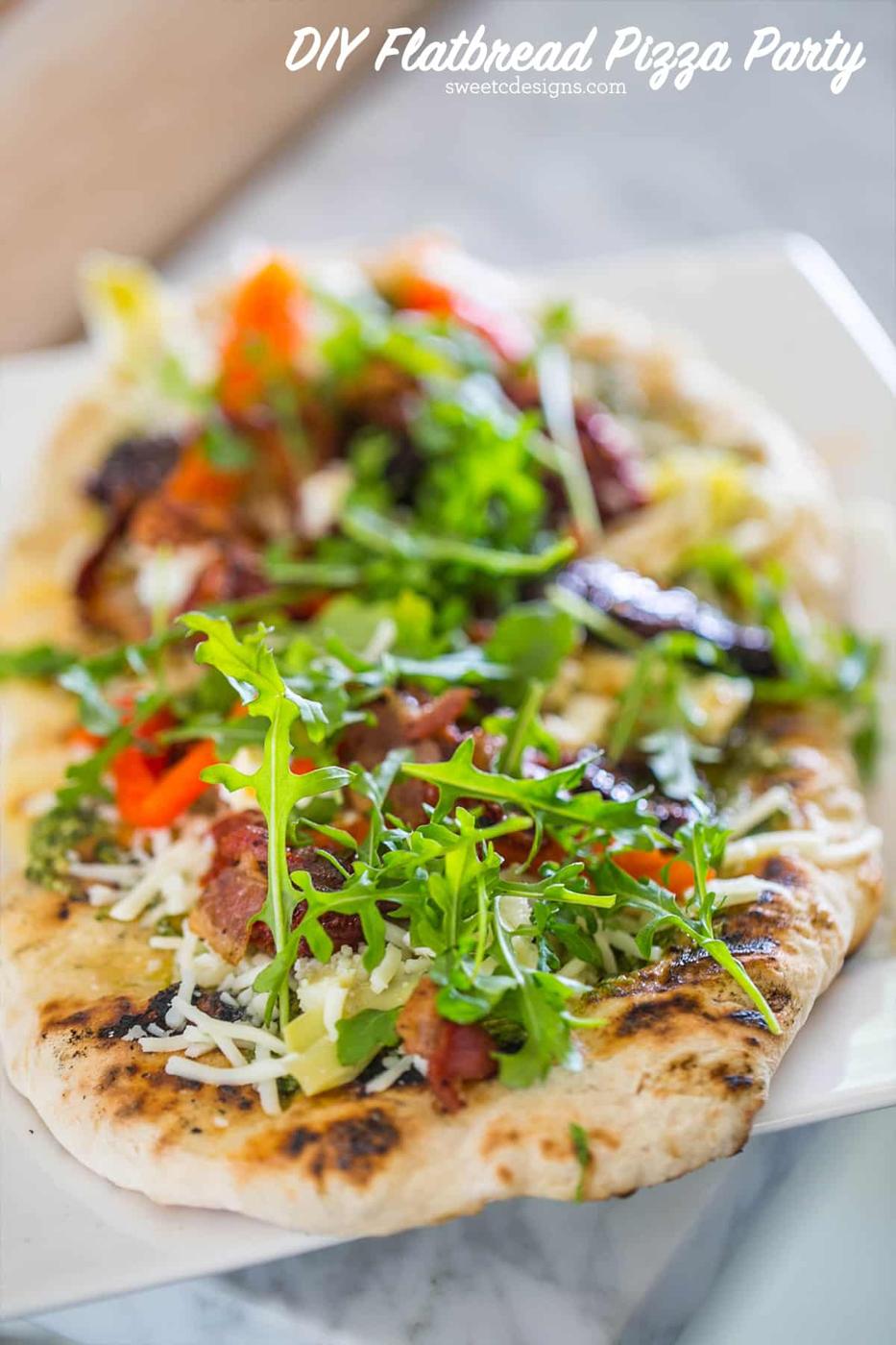 DIY Flatbread Pizza Party + That Time I Cooked With Tiffani Theissen