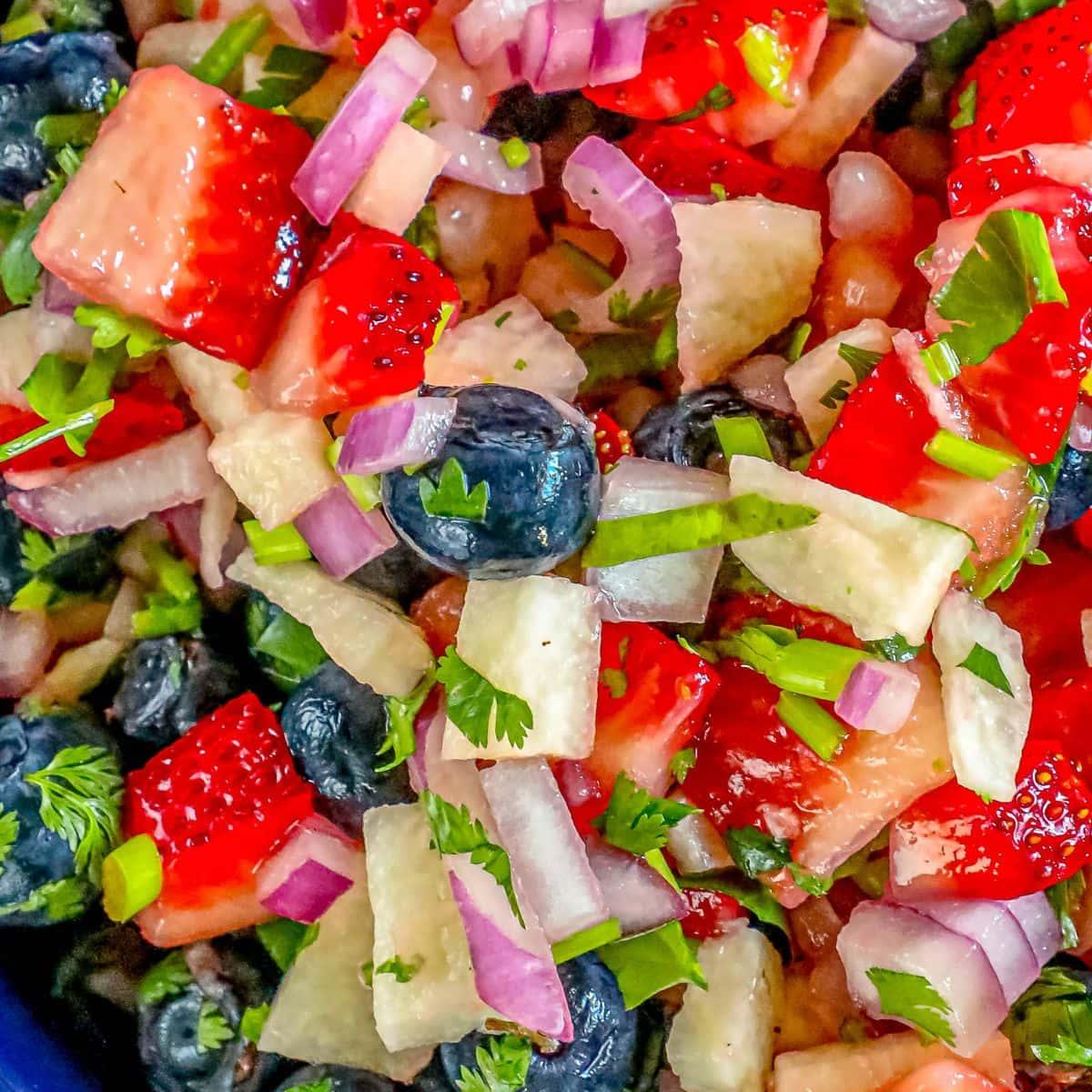 Easy 4th of July Fruit Salsa Recipe