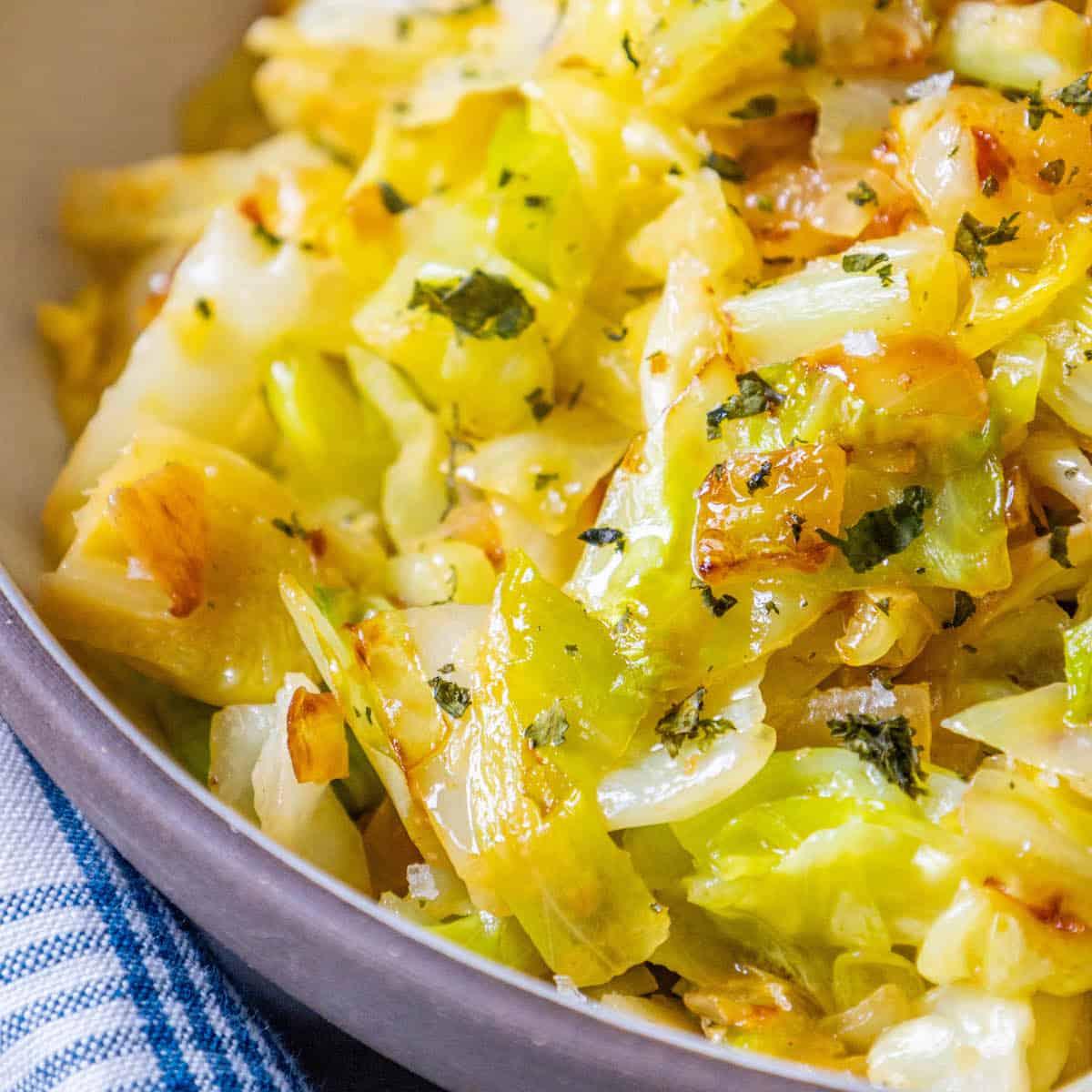 Sautéed Cabbage and Onions