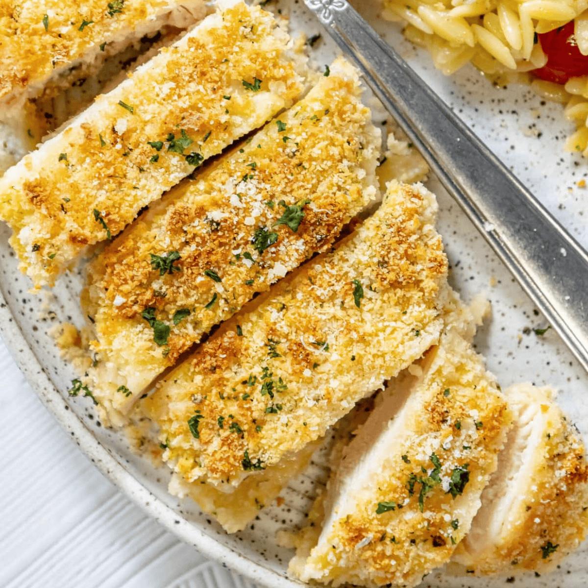 Breaded Chicken Breast in Oven