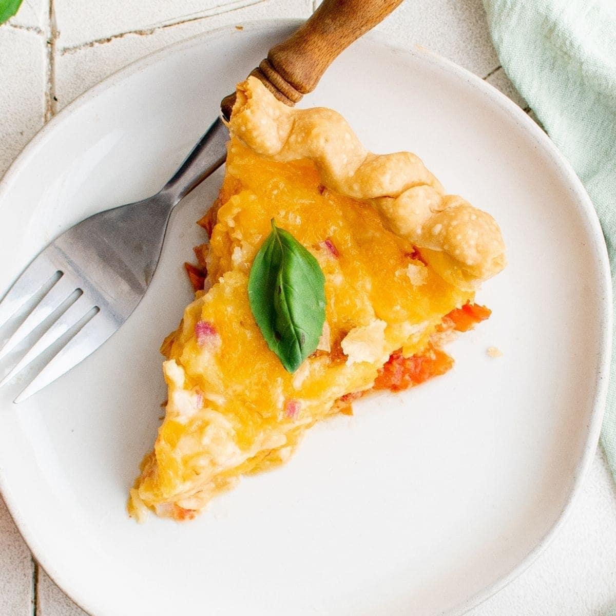 Easy Baked Tomato Pie
