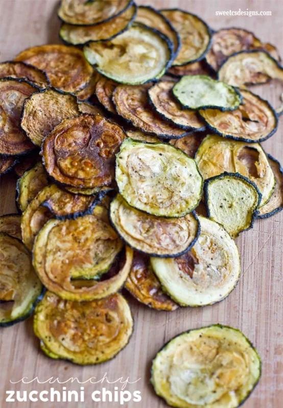 Easy Baked Zucchini Chips