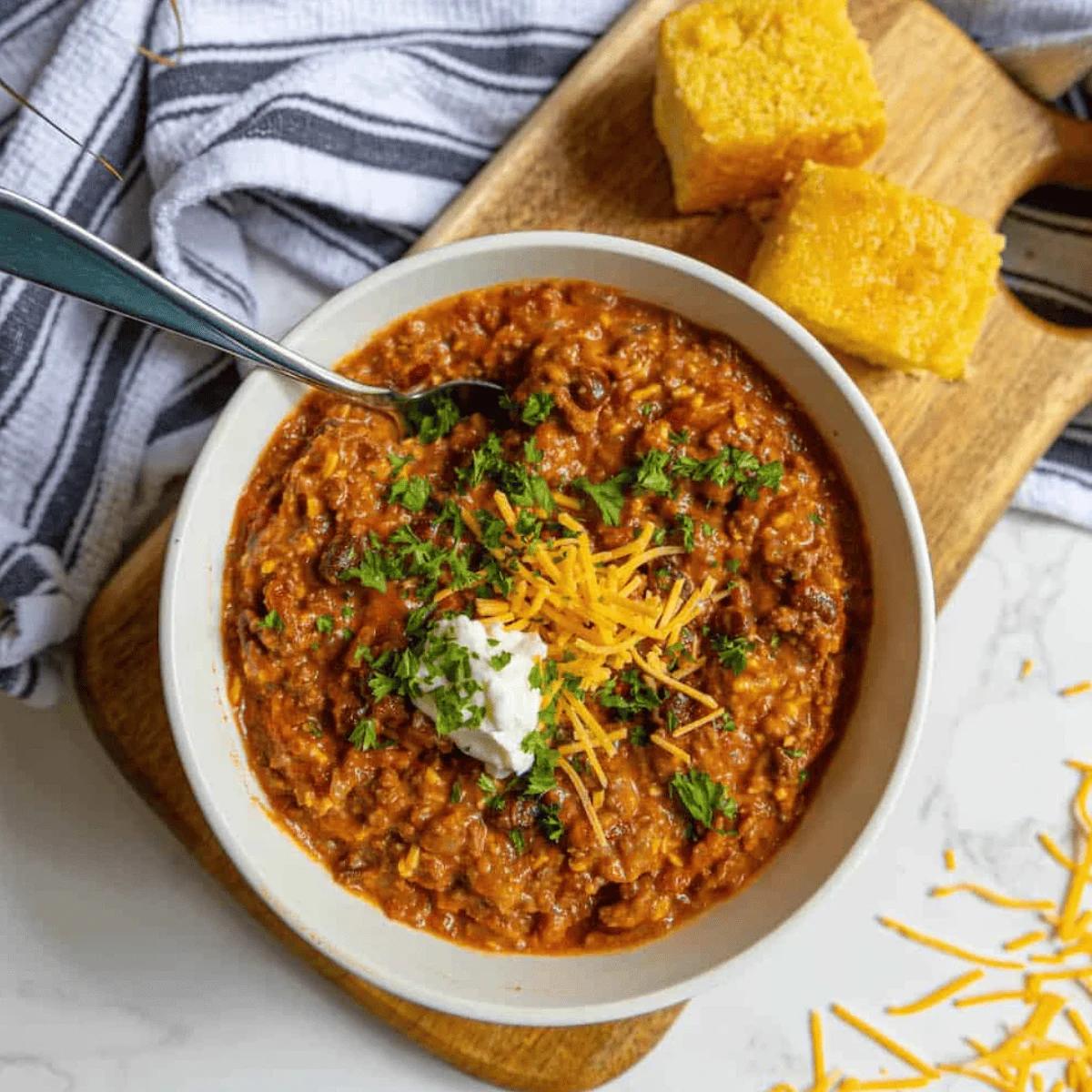 Easy Beefy Bean Chili