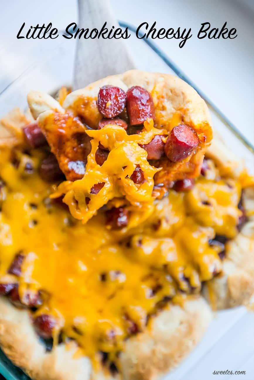 Easy Cheesy BBQ Little Smokies Casserole