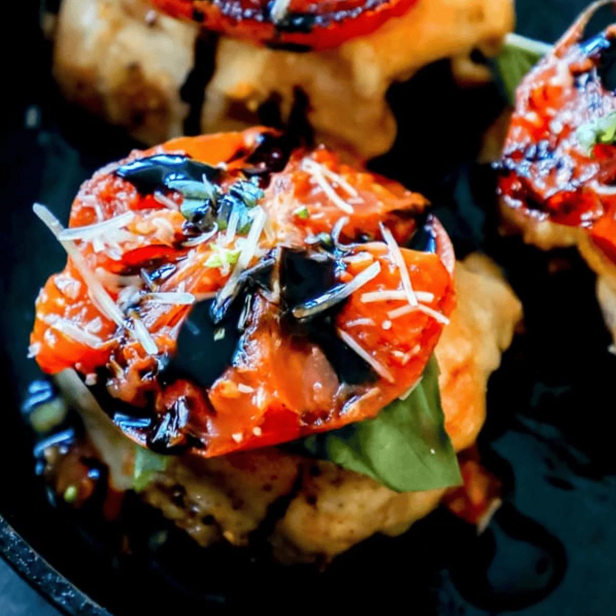 Easy Cheesy Caprese Chicken Thighs Recipe