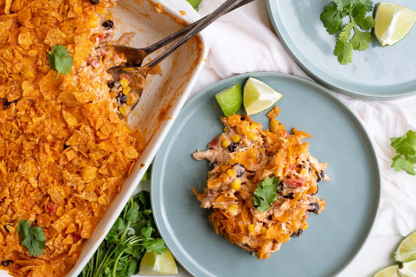 Easy Doritos Chicken Casserole