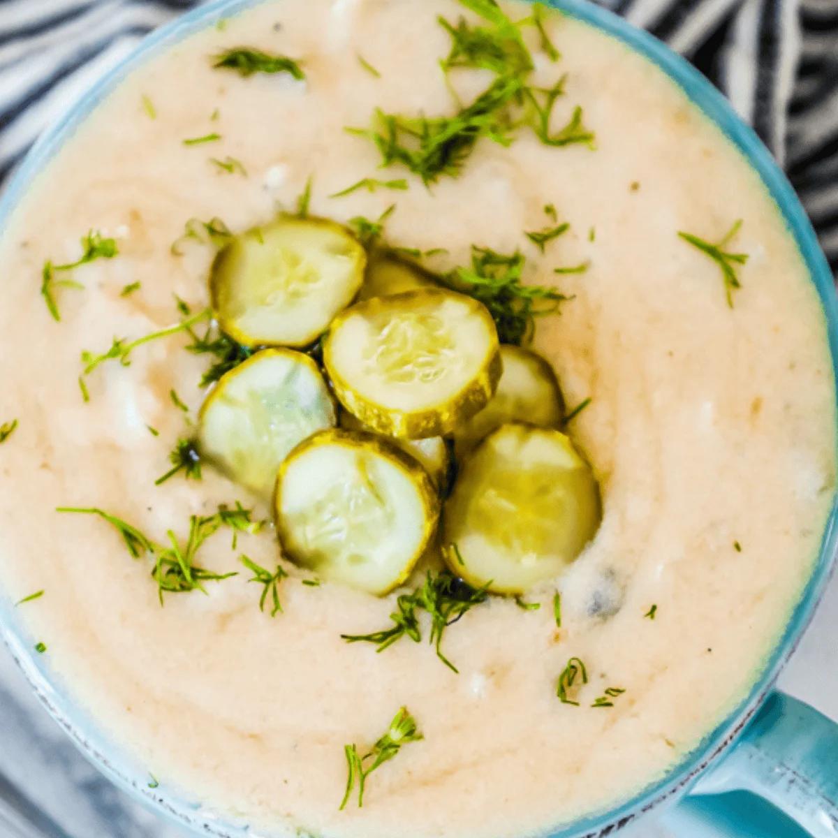 Easy Dill Pickle Soup