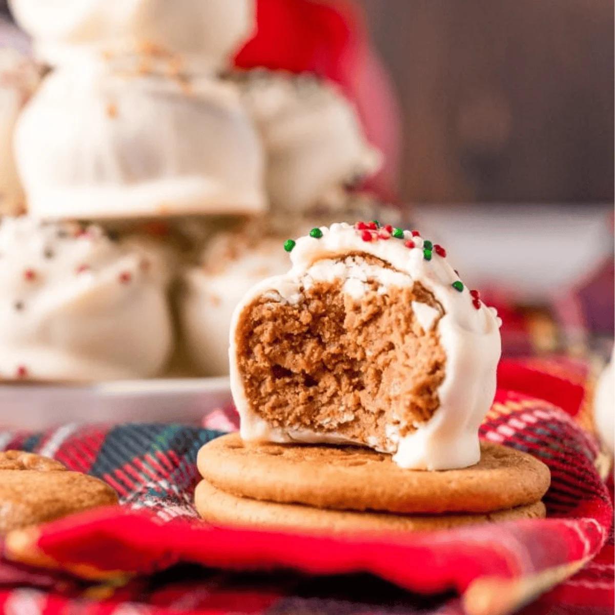 Easy Gingerbread Truffles
