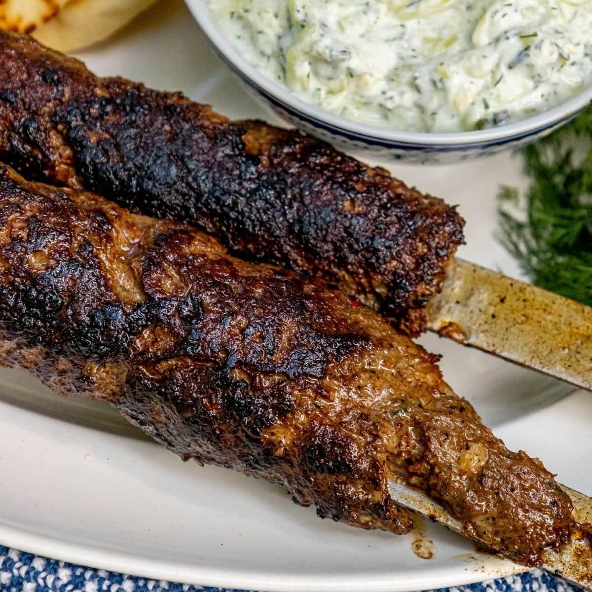 Easy Griddled Greek Gyros