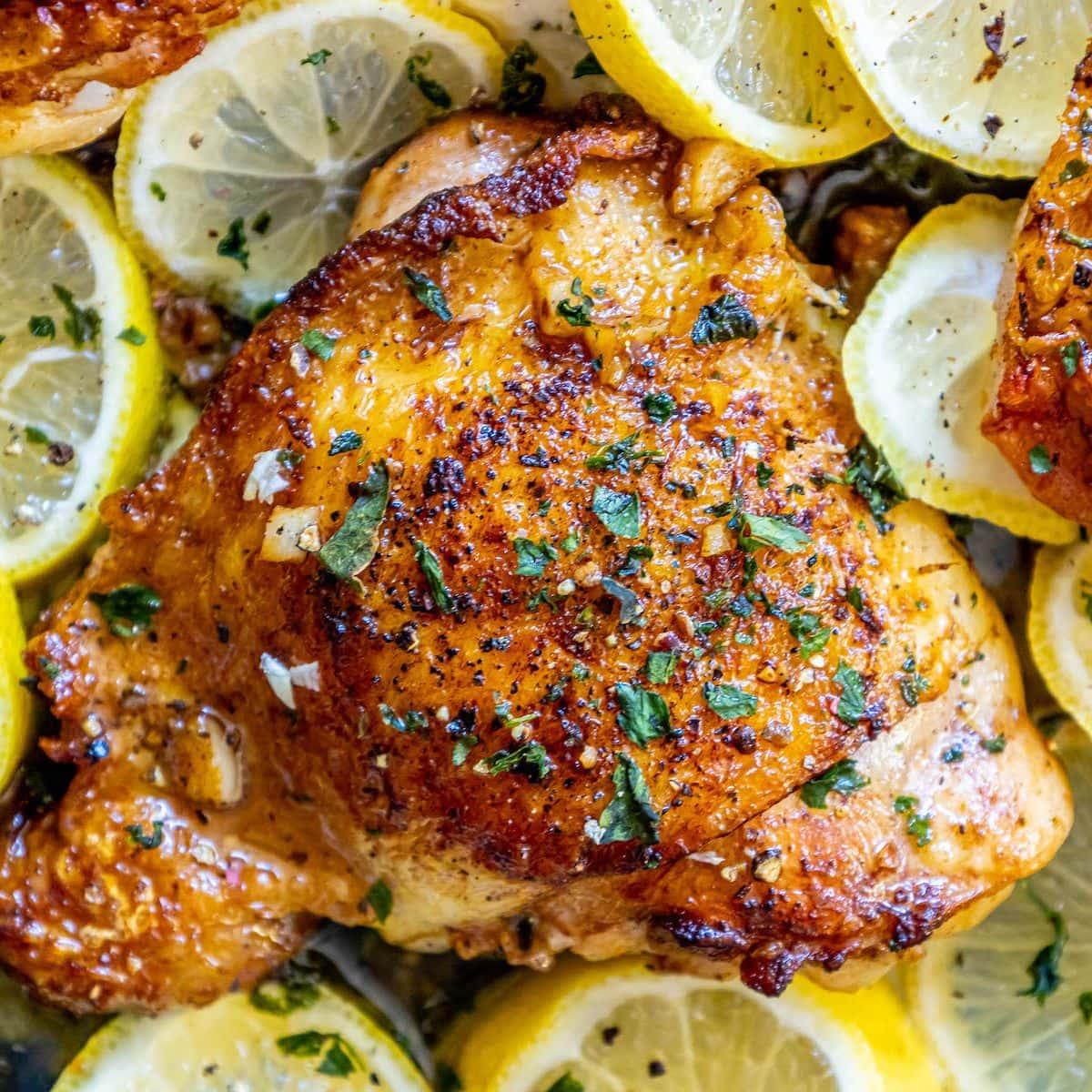 Easy Lemon Garlic Butter Chicken Thighs Recipe