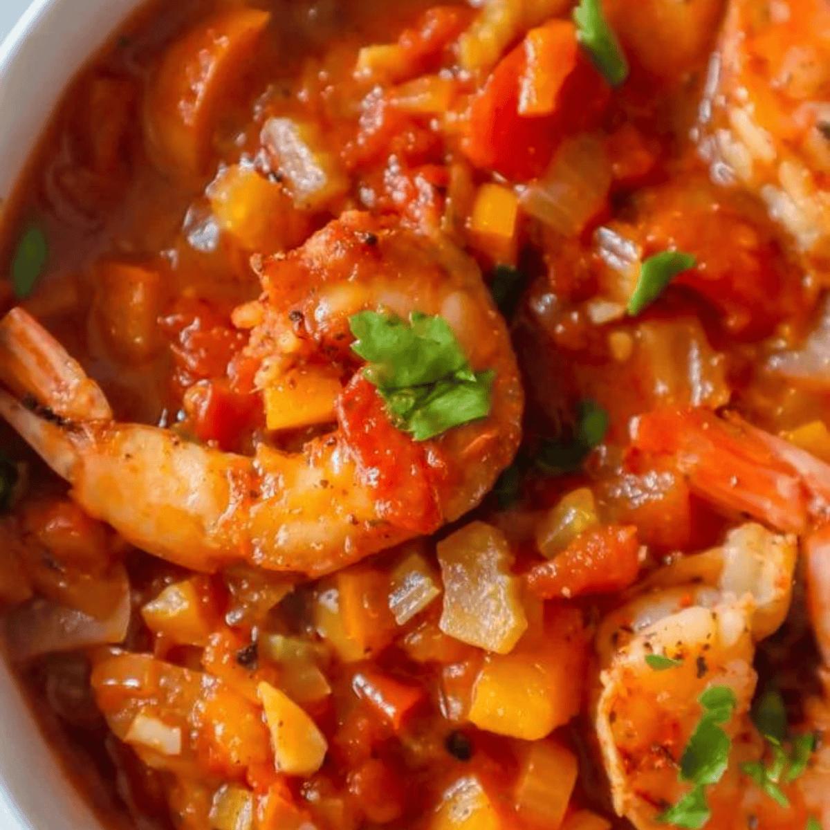 Easy One Pot Shrimp in Creole Sauce Recipe