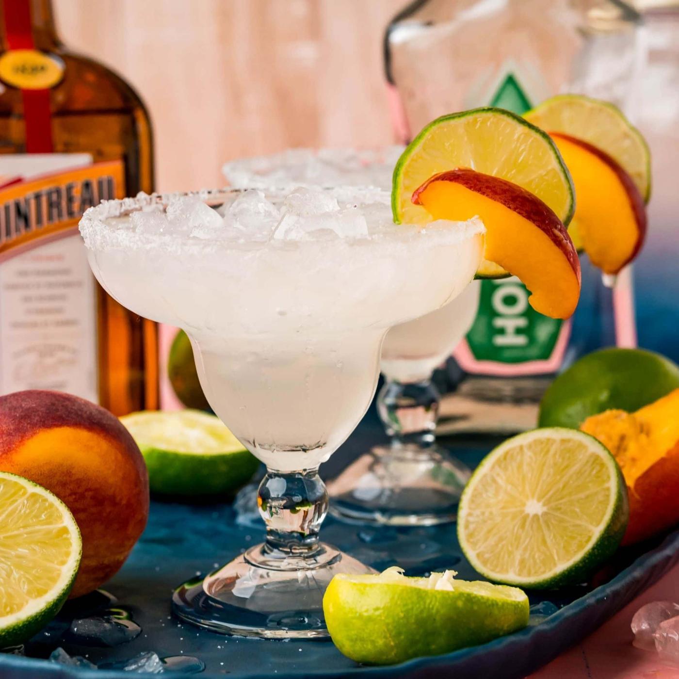Easy Peach Margaritas