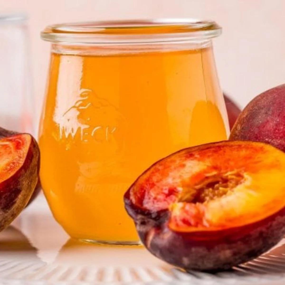 Easy Peach Simple Syrup Recipe
