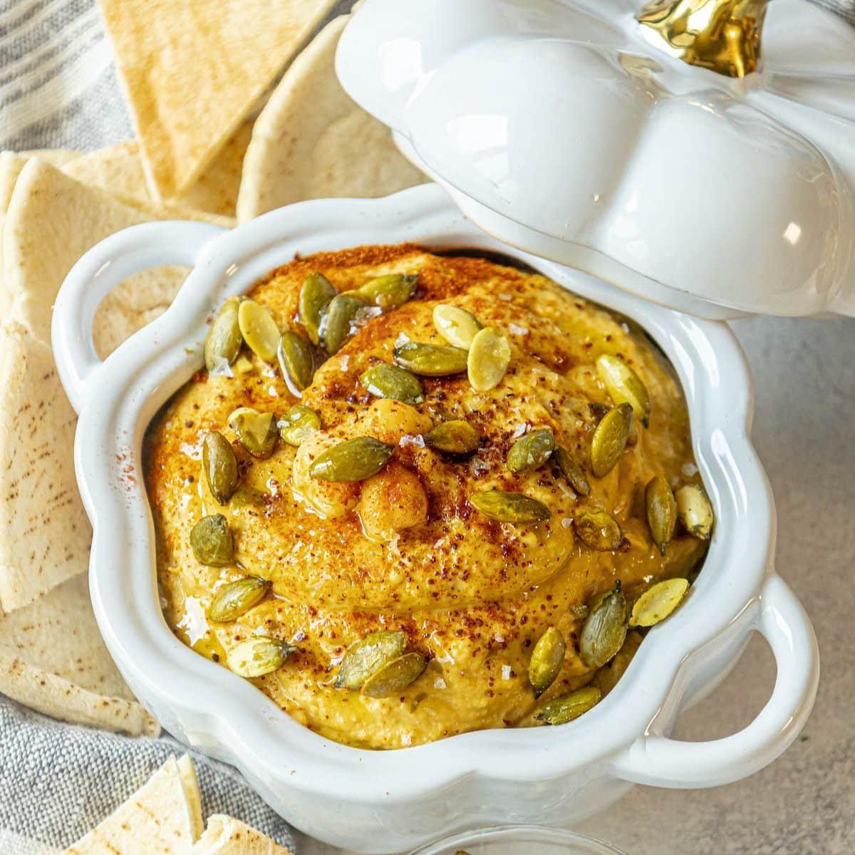 Easy Pumpkin Hummus