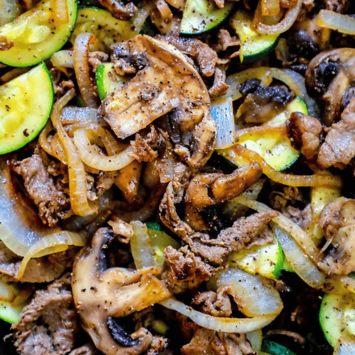 Easy Sirloin Skillet With Vegetables